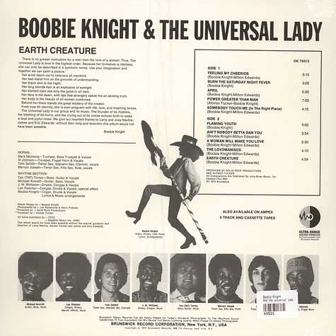 Boobie Knight - And the universal lady