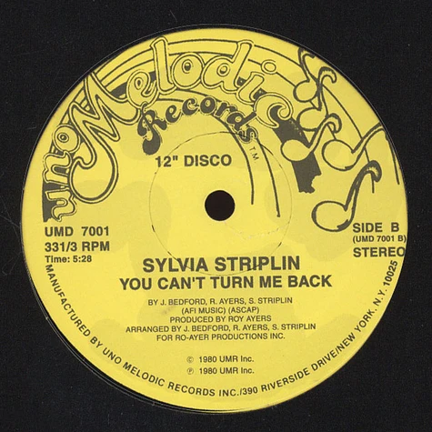 Sylvia Striplin - Give Me Your Love