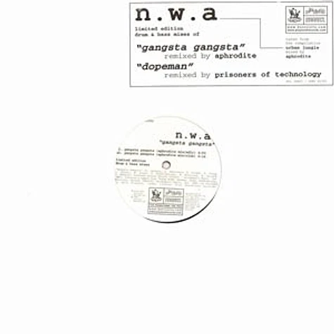 NWA - Gangsta gangsta / dopeman Drum & Bass mixes