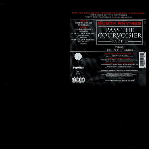 Busta Rhymes Featuring P. Diddy & Pharrell Williams - Pass The Courvoisier Part II