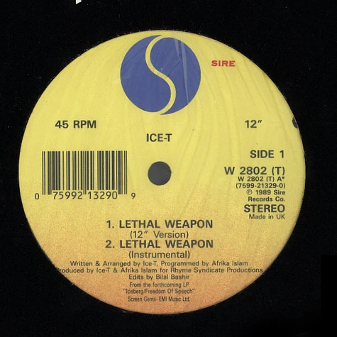 Ice T - Lethal weapon