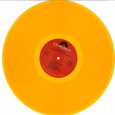 Roy Ayers - Everybody loves the sunshine Colored Vinyl Edition