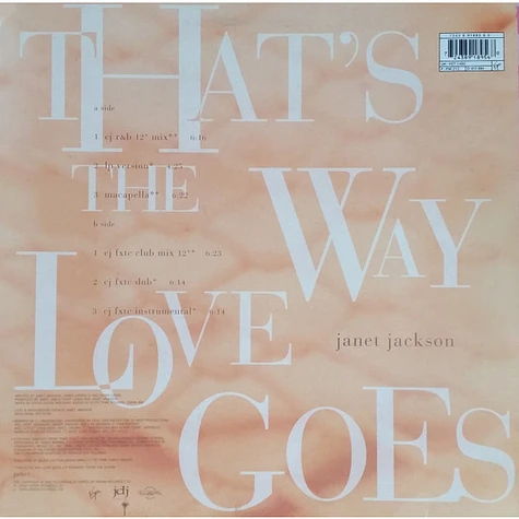 Janet Jackson - That's The Way Love Goes