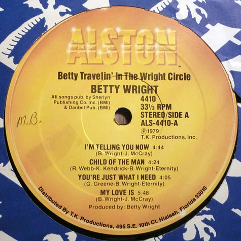 Betty Wright - Betty Travelin' In The Wright Circle