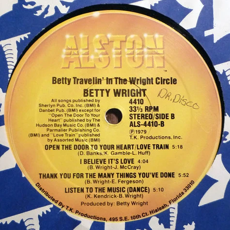 Betty Wright - Betty Travelin' In The Wright Circle