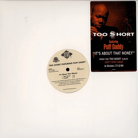 Too Short - It's about that money feat. Puff Daddy