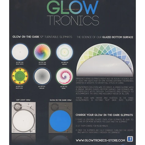 Glowtronics - Assassin Glow In The Dark Slipmat