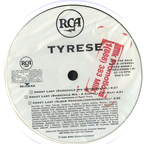 Tyrese - Sweet lady