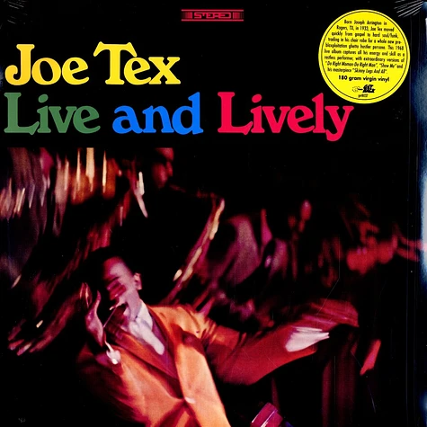 Joe Tex - Live and lively