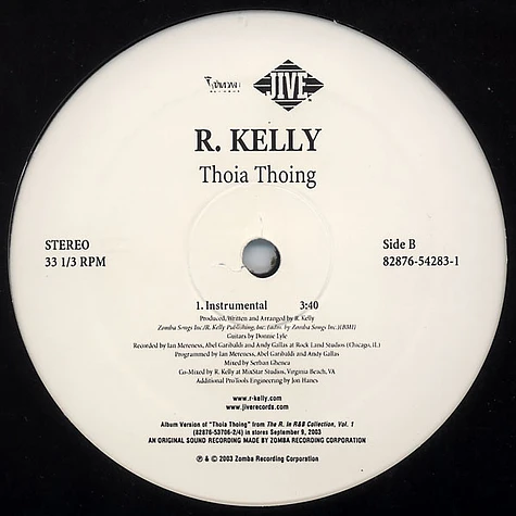 R. Kelly - Thoia Thoing