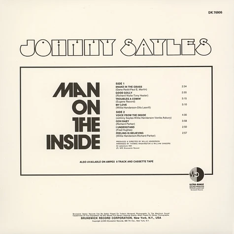 Johnny Sayles - Man On The Inside