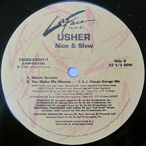 Usher - Nice & Slow (The Remixes)