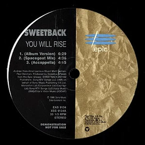 Sweetback - You will rise feat. Amel Larrieux