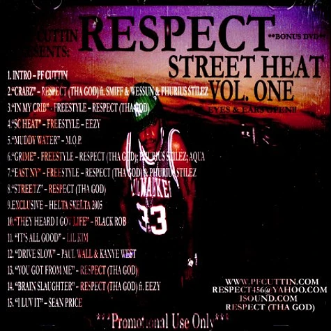 DJ PF Cuttin & Respect of Perverted Monks - Street heat volume 1