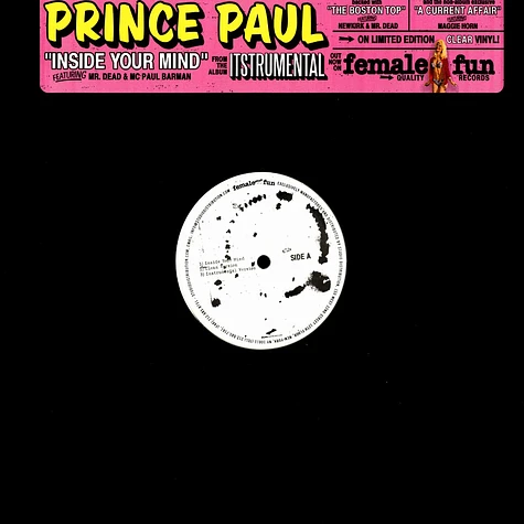 Prince Paul - Inside your mind feat. Mr. Dead & MC Paul Barman