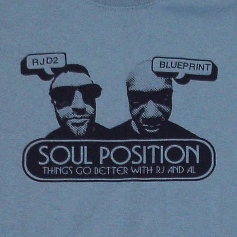 Soul Position (RJD2 & Blueprint) - Things go better with RJ & AL T-Shirt