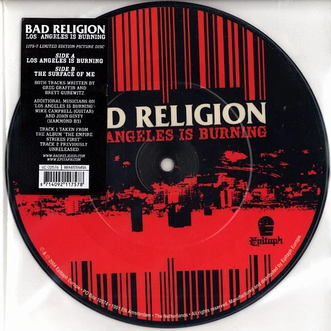 Bad Religion - Los Angeles is burning