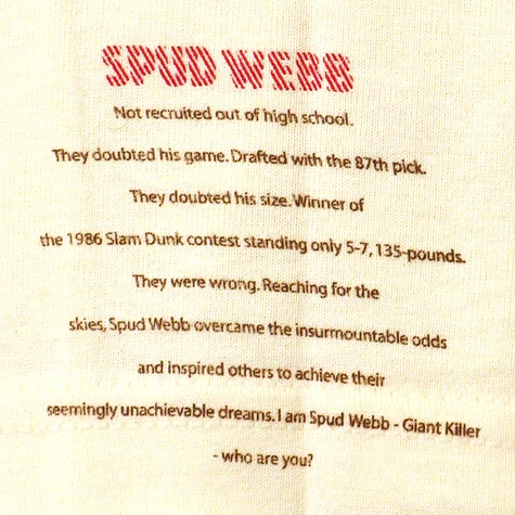 Akomplice - Spud Webb T-Shirt