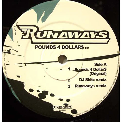 Runaways - Pounds 4 Dollar$ E.P.