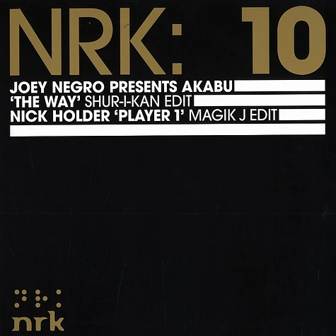 Joey Negro presents Akabu - The way Shur-I-Kan edit