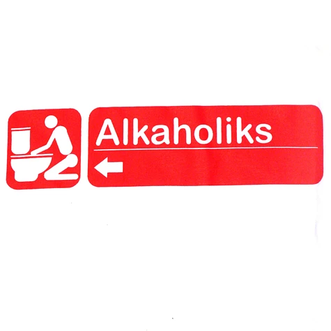 Alkaholiks - Handicap T-Shirt - red print