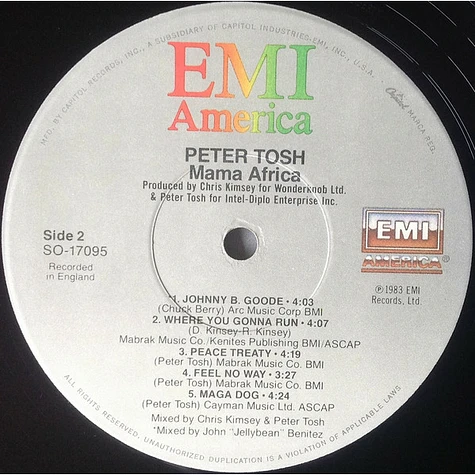 Peter Tosh - Mama Africa
