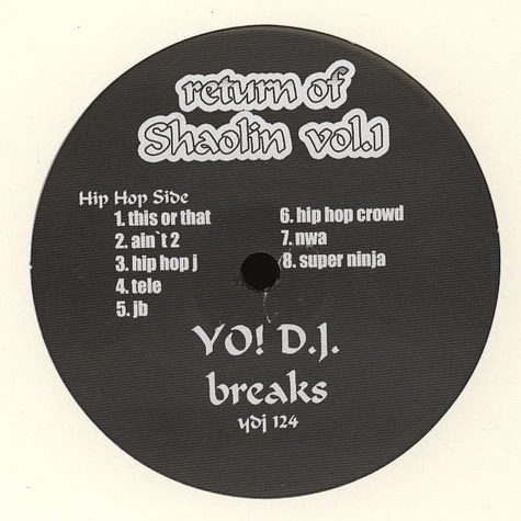 V.A. - Yo! DJs - return of Shaolin volume 1