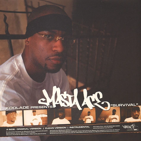 Koolade Presents Masta Ace / Strick - Survival / Hate Me Too