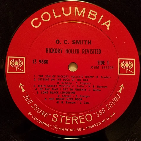 OC Smith - Hickory Holler Revisited