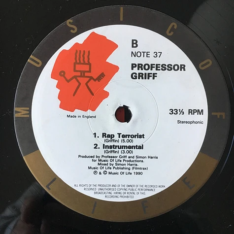 Professor Griff - It's A Rap Thing