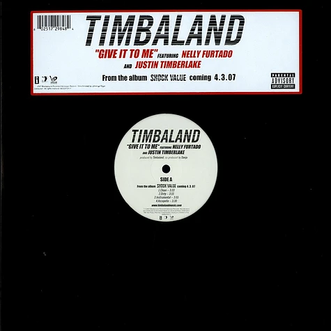 Timbaland - Give it to me feat. Nelly Furtado & Justin Timberlake