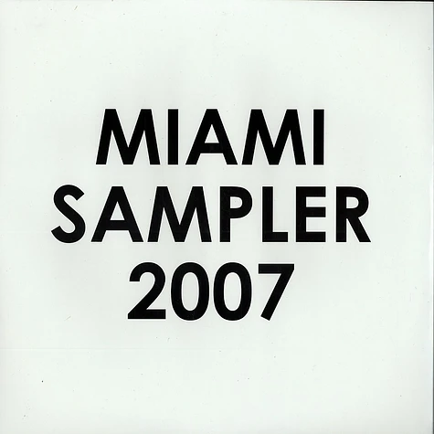Hoxton Whores / DNA - Miami sampler 2007