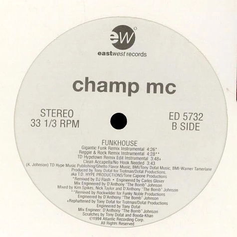 Champ MC - Funkhouse