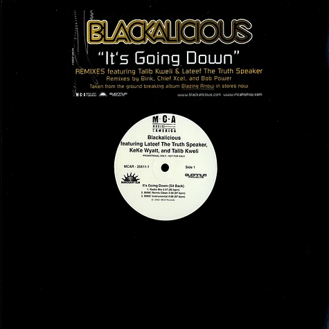 Blackalicious - It's going down feat. Talib Kweli, Lateef the Truth Speaker & Keke Wyatt