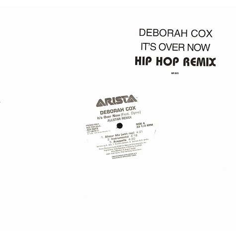 Deborah Cox - It's over now feat. Dyme Allstar Remix