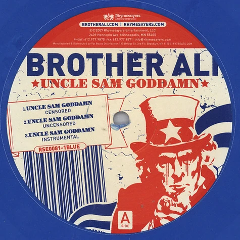 Brother Ali - Uncle Sam goddamn part 3 of 3