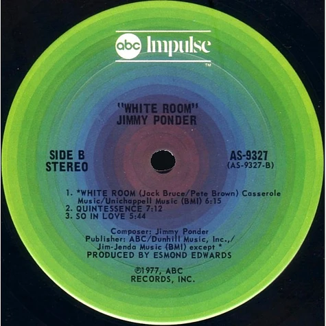 Jimmy Ponder - White Room