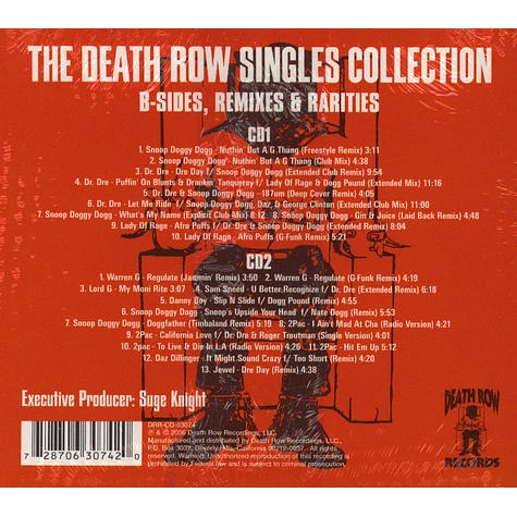 Death Row Records - The Singles Collection