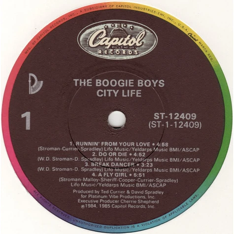 Boogie Boys - City Life