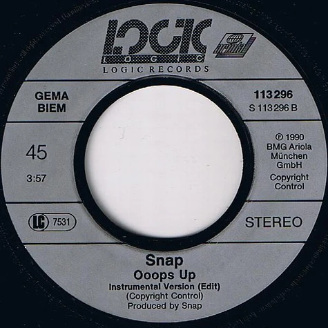 Snap! - Ooops Up