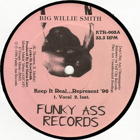Big Willie Smith - Keep It Real...Represent '96