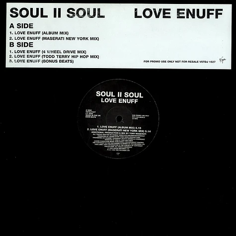 Soul II Soul - Love enuff