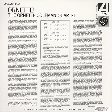 Ornette Coleman - Ornette!