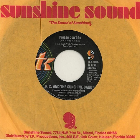 KC And The Sunshine Band - Please don't go