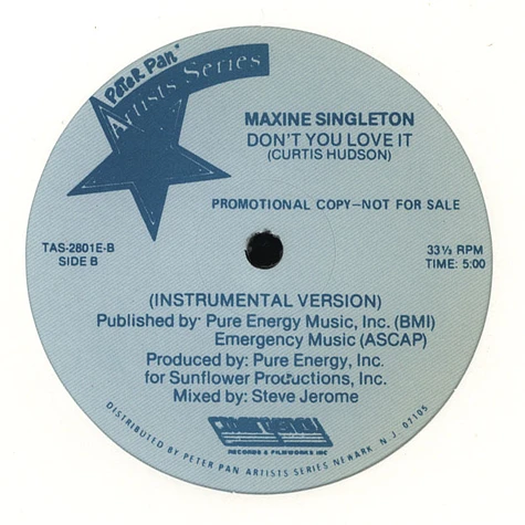 Maxine Singleton - Don't you love it