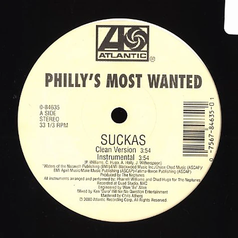 Phillys Most Wanted - Suckas