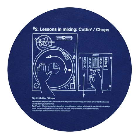 Technics - Lessons In Mixing 2: Cuttin' & Chops Slipmat
