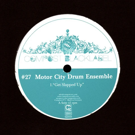 Motor City Drum Ensemble - Black Label #27