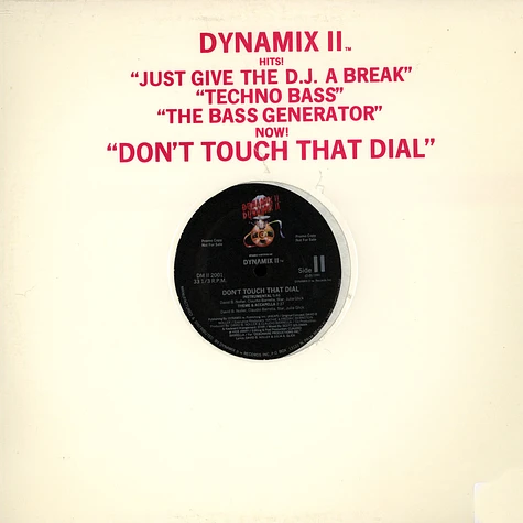 Dynamix II - Don't Touch That Dial