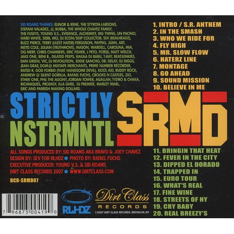 Sid Roams - Strictly nstrmntl